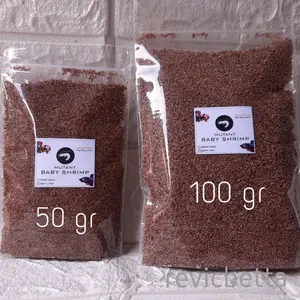 Baby Shrimp Super 50g & 100g Pakan burayak ikan hias cupang guppy chilcid neon tetra cardinal chana
