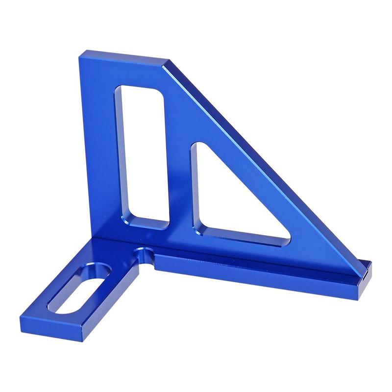 Woodworking Square Protractor, Multi-angle Miter Triangle Ruler, Hand Tool for Measuring 8
