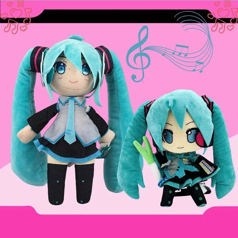 25cm Japanese Anime Plush Stuffed Toy Hatsune Miku Plush Doll Soft Pillow Future Doll Cute Christmas Gift For Children