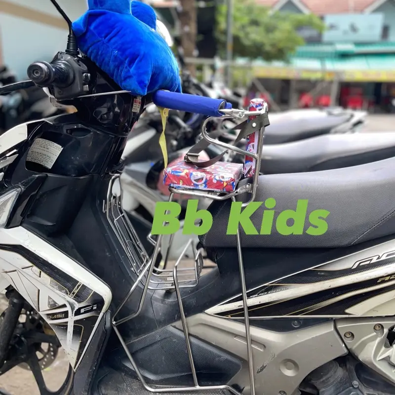 Ghế tựa vòng inox Chân Dài xe Tay ga cho bé 7th-2 tuổi 3