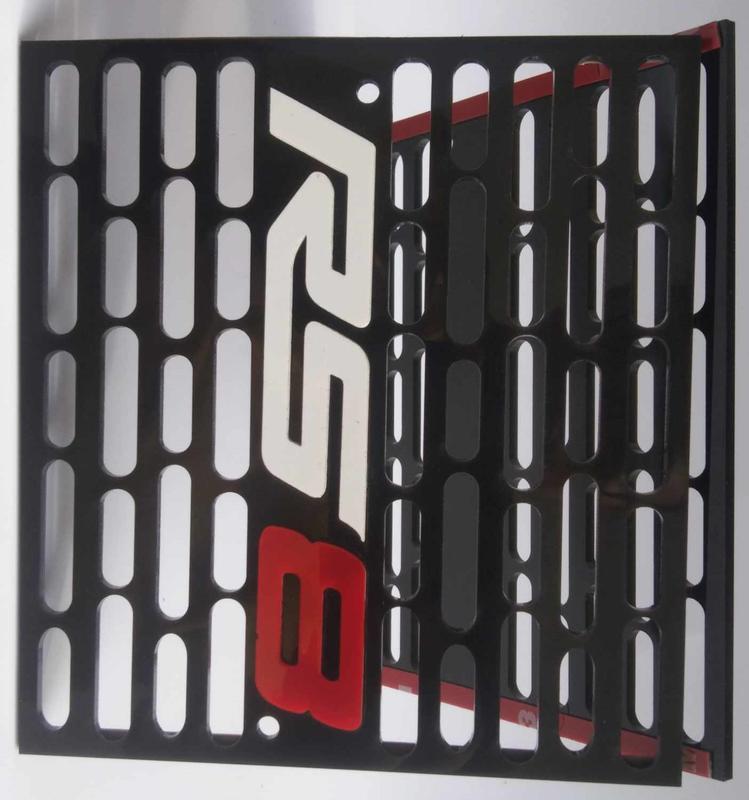 RS8 ACRYLIC RADIATOR COVER MOTORCYCLE ACCESSORIES (NMAX V1, AEROX ...