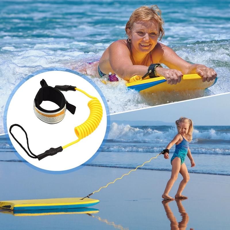 Product Introduction of Surfing Safety Hand Rope Boat Safety Paddle Stand Up Paddle Surfing Safety TPU Hand Rope For Surfboard Surfing Accessories 4