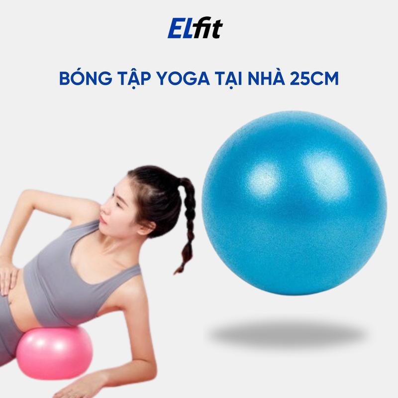 Bóng Tập Yoga Cao Su Tại Nhà Tăng Sự Linh Hoạt Cơ Thể Hỗ Trợ Tập Gym Tập Pilates  Kích Thước 25cm