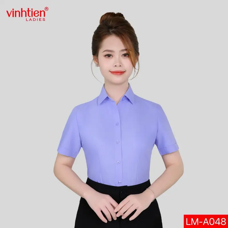 Áo SMNT Vĩnh Tiến Ladies ,GTB 295 , Vải Trơn Chất Liệu Modal 4