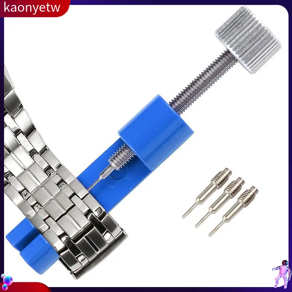 <kaonyetw> Stainless Steel Watch Band Adjuster Repair Tool Kit Strap Link Opener Remover