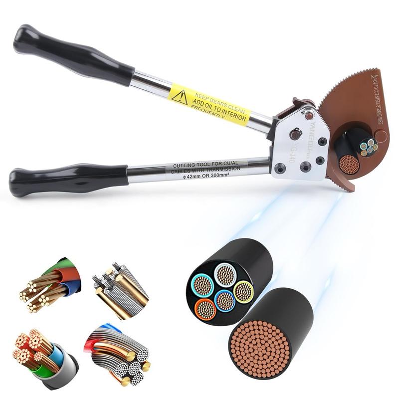Kéo cắt cáp nhông J40 HHD-40J cho cắt cáp Cu/Al 40mm 1