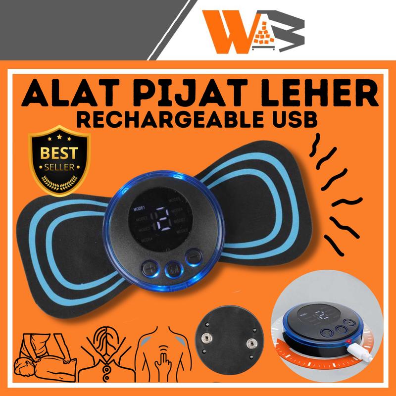 Alat Pijat Elektrik Tempel EMS Terapi Leher Massager Pijit Badan 0