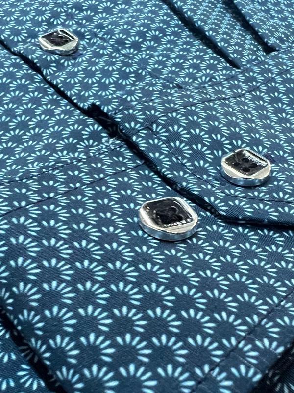 Men's Regular Fit All Over Print Long Sleeve Shirt, Casual Comfy Top for Spring & Fall, Fashion Men's Clothes for Daily Wear, Menswear 3