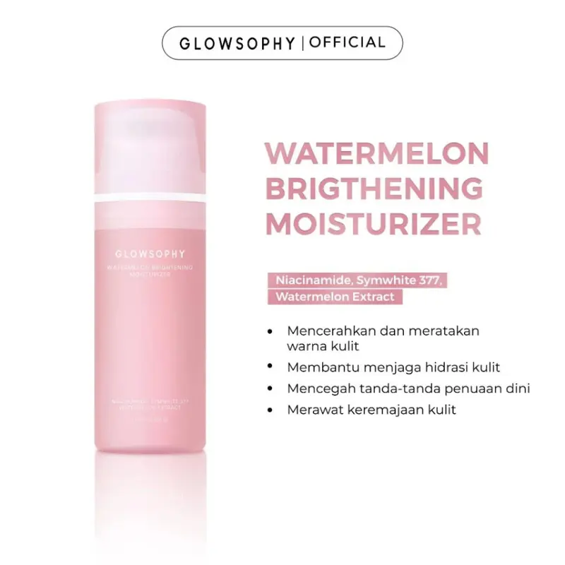 Glowsophy Watermelon Brightening Moisturizer 100 ml / 30 ml - CICA Soothing Moisturizer 100 ml / 30 ml - Pineapple Triple C Glow and Bright Serum 30 ml 1