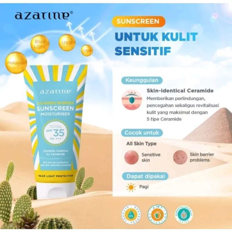 Azarine Sunscreen Moisturiser SPF 35 PA+++ 5