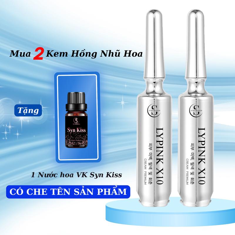 Kem Hồng Nhũ Hoa và Bikini Lypink X10 - Cream Hồng Ti Hiệu Quả Tại Nhà 10ML Tặng Kèm Nước Hoa