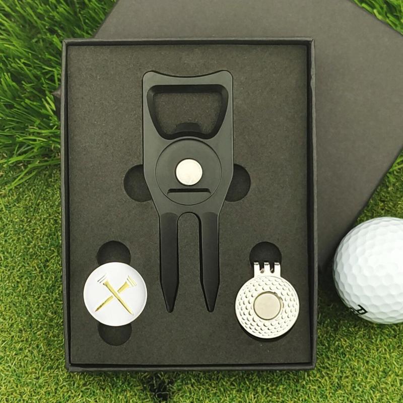 Product Introduction of Golf Ball Mark Gift Set, 1 Box Professional Golf Divot Tool & Ball Mark & Cap Clip, Golf Accessories for Men & Women 7