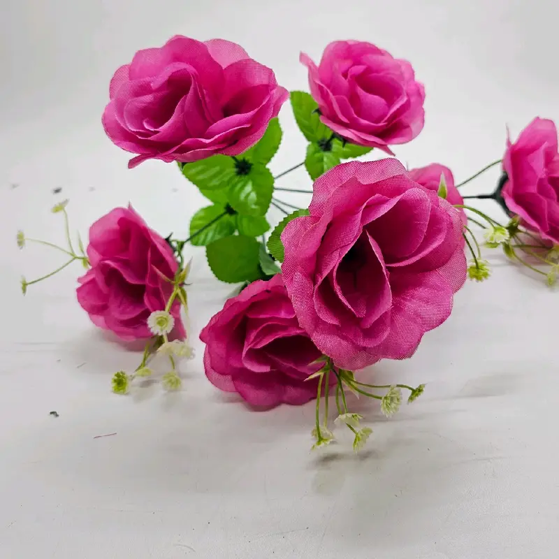 WANFLOWER Bunga Mawar Luna X7 Decoration Wedding 7