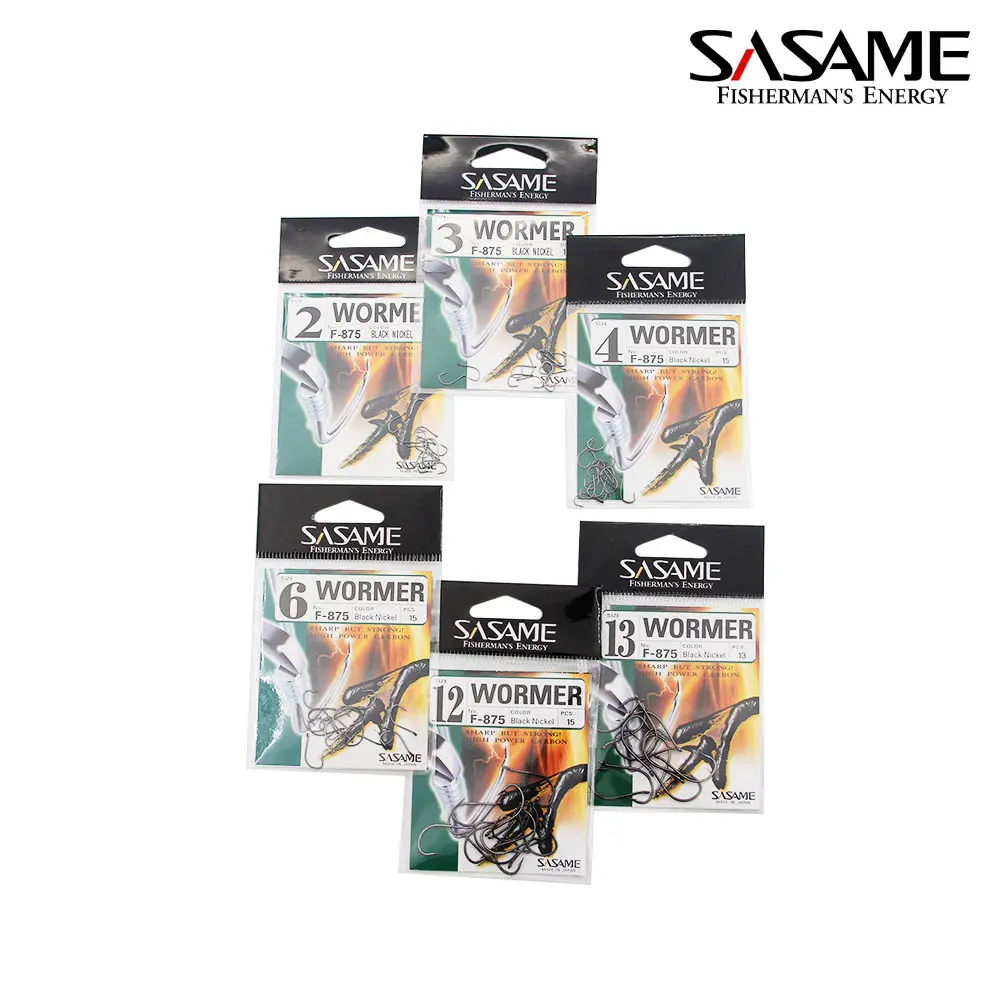 Sasame Carbon Hook Wormer F-875 Pancing Kail Made in Japan
