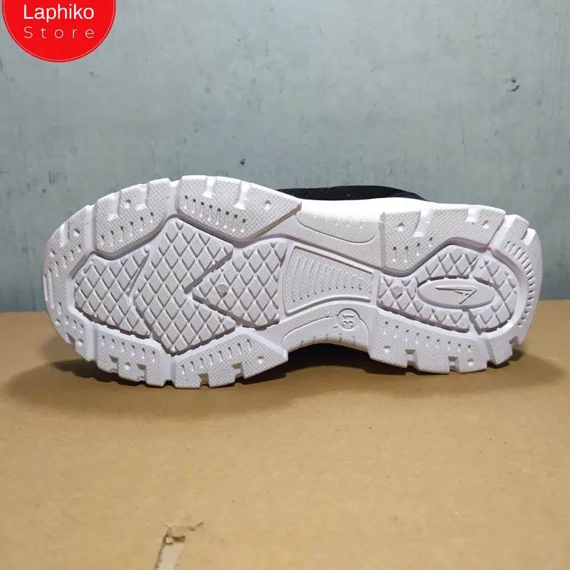 Sepatu sekolah hitam putih perekat Pro ATT MCL 671 31-38 3