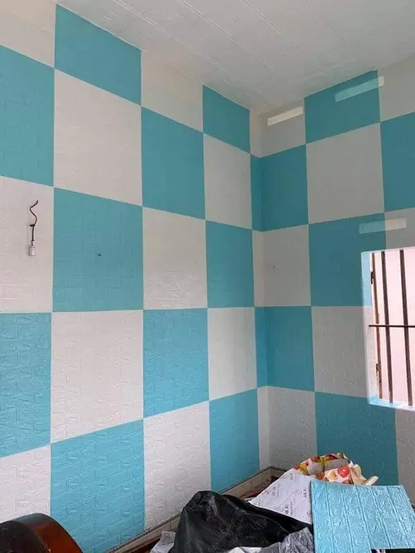 Mua 40 miếng xốp dán tường sẵn keo bóc dán đủ màu đẹp 2