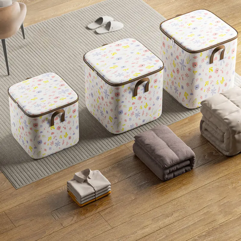 Túi Đựng Quần Áo, Dung Tích Lớn, Có Thể Gập Lại, Sắp Xếp Tủ Quần Áo, Hộp Đựng Đồ Chơi, Chống Bụi, Túi Di Chuyển, Thích Hợp Cho [Wxx], [Thanh Toán Khi Nhận Hàng] 5