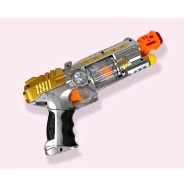 Mainan Anak Laki Laki Tembak Laser Bisa Nyala CF-927 Mainan Anak Tembak Laser Gun Dengan Lampu Dan Suara Terbuat Dari Plastik Panjang 26 Cm Toy 3