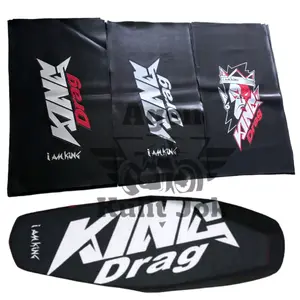 Cover jok/Kulit jok/Sarung jok/Kain jok motor KING DRAG MALAYSIA/BAHAN OSKAR TEBAL
