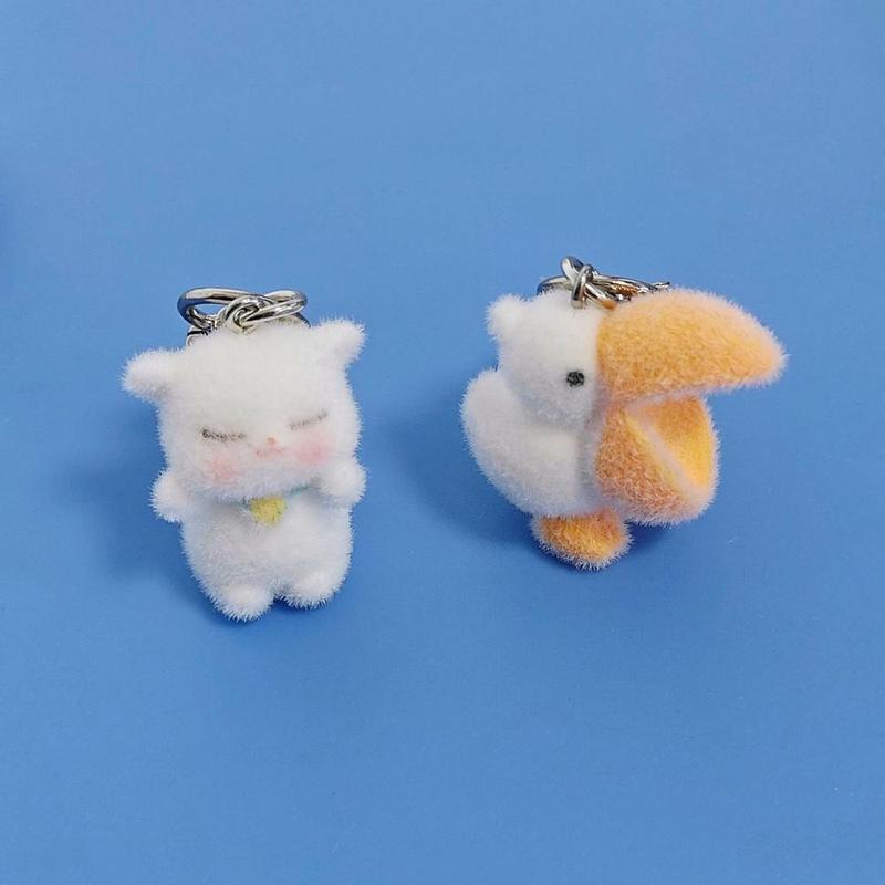 Product Introduction of Plastic Rabbit Keychain Lightweight 3cm Cartoon Pendant Car Key Ring for Car Owners Backpack Lovers Gift Ideas  Use Collectors Kids Teens Adults 2