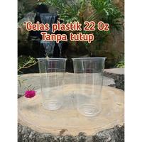 Gambar Gelas plastik jumbo 22 oz tutup datar / cembung - Merk Top Cup, tutup datar dari Anugrah Plastik_NEW Kota Surabaya 3 Tokopedia