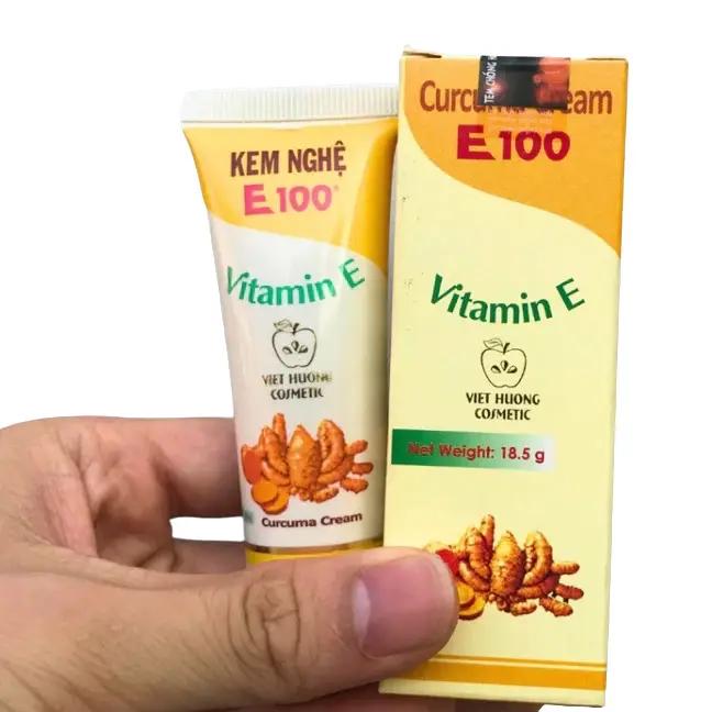 Kem Nghệ E100 và Vitamin E 18,5g Chính Hãng - Mờ Thâm, Trị Mụn, Dưỡng Da, Lành Sẹo Skincare mụ