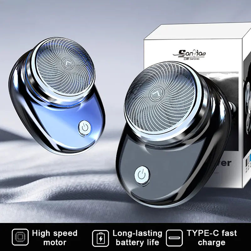 Máy Cạo Râu Điện, Dao Cạo Cầm Tay, Thích Hợp Cho Trang Phục Du Lịch, Ướt Và Khô, Dành Cho Nam Giới, Có Thể Sạc Lại USB, Sạc, Thiết Kế Đơn Giản, Có Thể Giặt Được, Lý Tưởng Làm Quà Tặng Ngày Của Cha 1