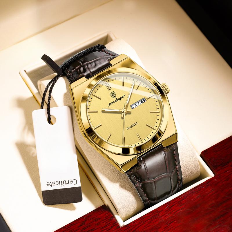 Ultra-Thin Men's Watch Waterproof New Quartz Watch Men chuan  watch 1