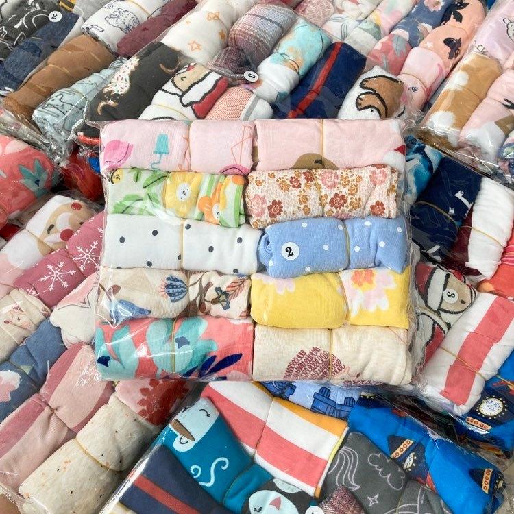   Set 10 Chiếc  Quần Chục Đùi Cotton Cho Bé Trai Bé Gái Từ 1-5 Tuổi  7-18kg  