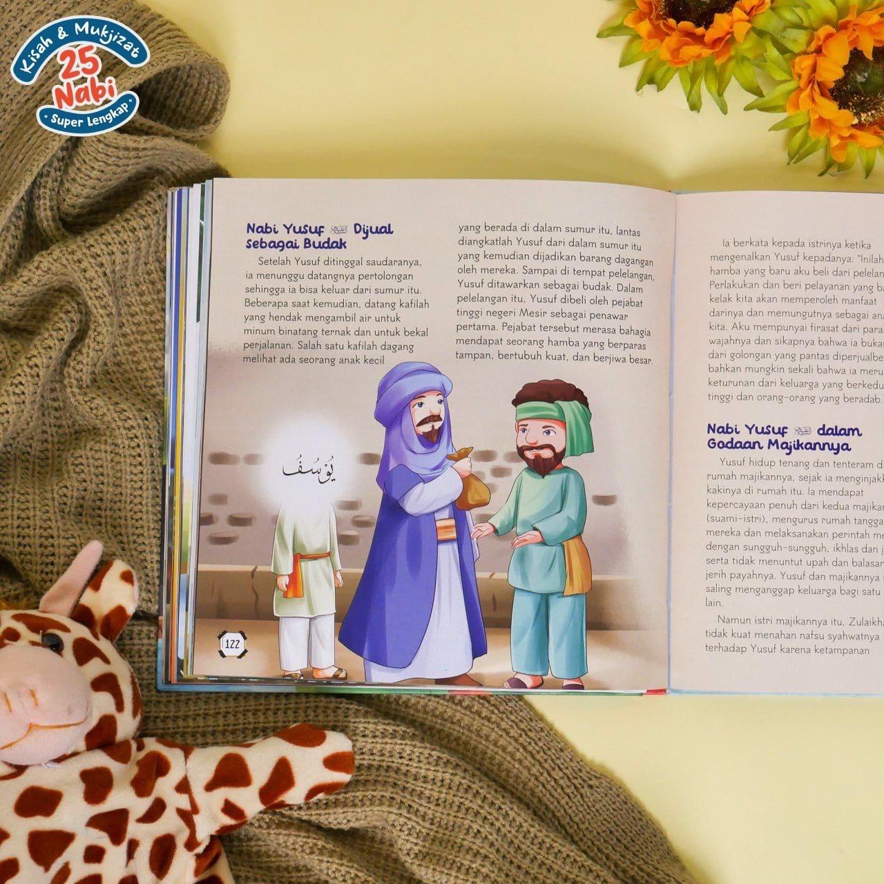 Buku Cerita Anak - Kisah dan Mukjizad 25 Nabi Super Lengkap - Usia 7+ - Hardcover - Ziyadbooks Books