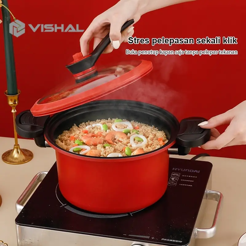 Vishal Combo 3in1 [COD] Panci Presto + Blender Penggiling Daging Stainless + Pisau Set 6in1 1