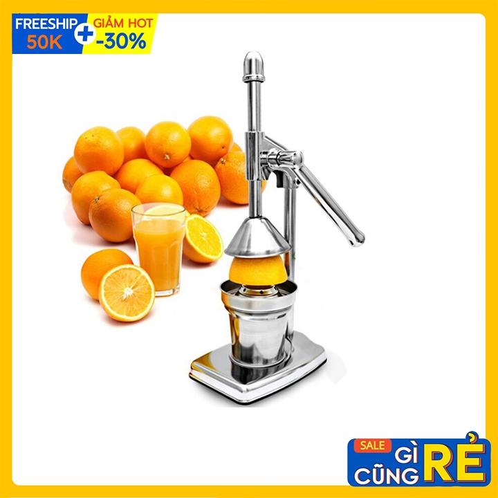 Máy ép cam inox, máy vắt cam bằng tay ép nhẹ kiệt nước, chuyên dùng kinh doanh