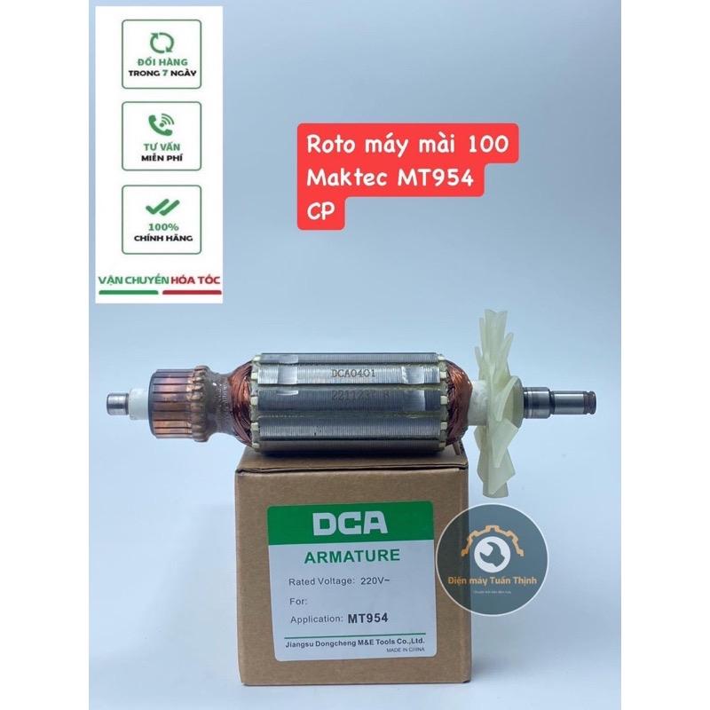 Roto DCA máy mài góc 100 Maktec MT954, rô máy mài MT954 ( tặng 1 bộ chổi than)