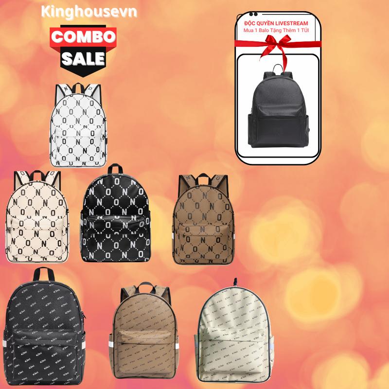 <HG - MUA 1 ĐƯỢC 2> Balo Da Packback Đi Chơi - Đi Học -Balo CHống Nước - Họa Tiết On Mẫu 1