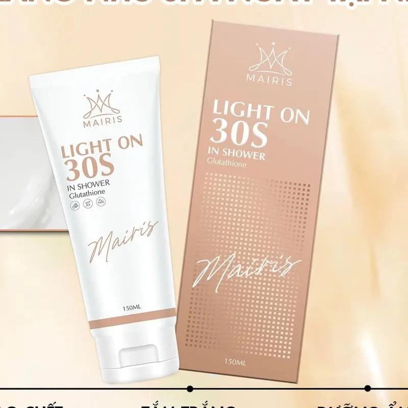 Tắm trắng 30s light on Trần Ngọc Phương Mai, tắm trắng giúp da mịn màng, trắng hồng, Cấp nước, Dưỡng Ẩm Da, Làm Đẹp Da 5