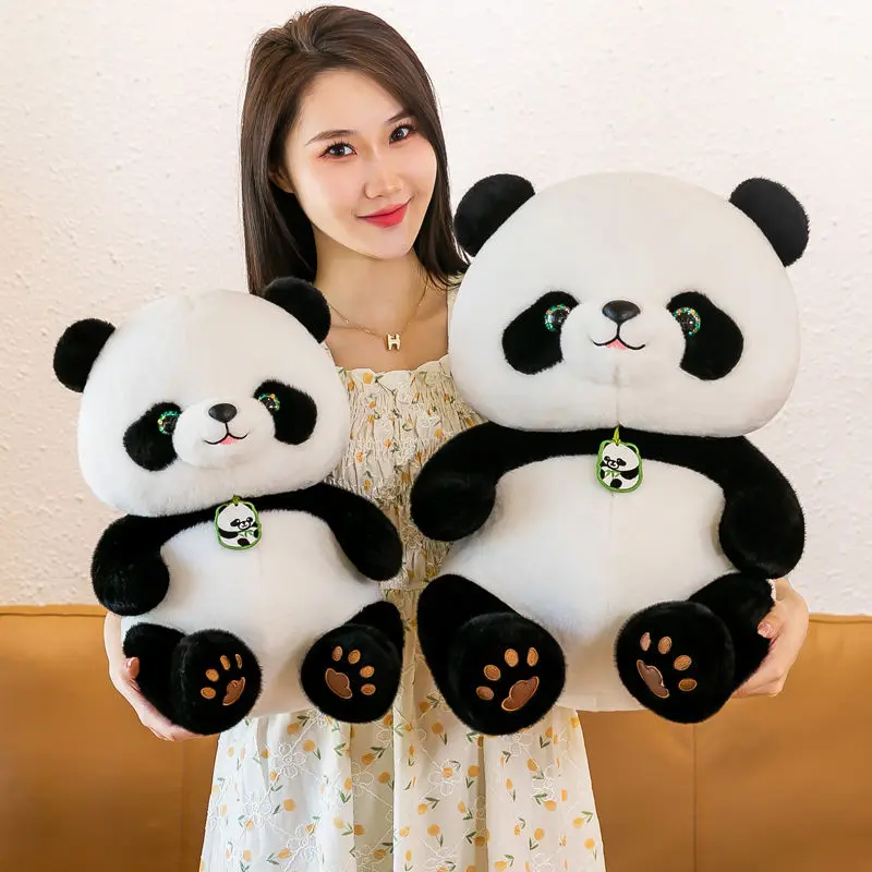Búp Bê Gấu Trúc, Mô Phỏng, Lớn Và Nhỏ, Đồ Chơi Nhồi Bông, Kho Báu Quốc Gia, Nhận Quà Sinh Nhật Cho Bé Gái, Ragdoll Miễn Phí 7