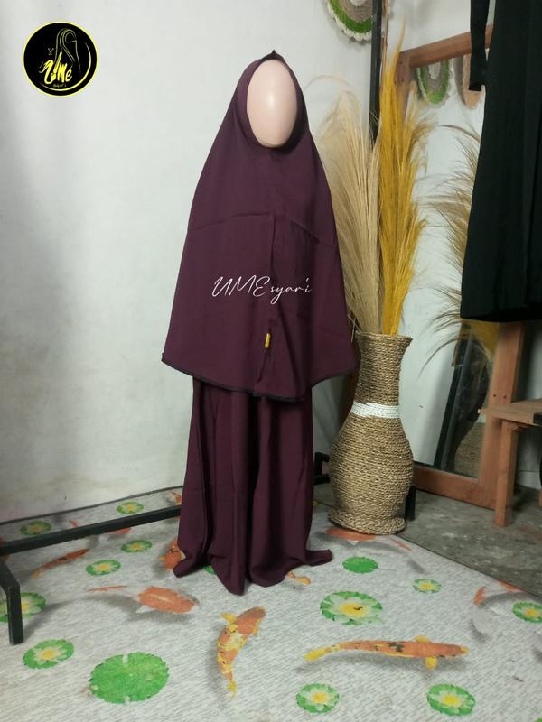 GAMIS SET ANAK PEREMPUAN/GAMIS ANAK/BUSANA MUSLIM ANAK 8