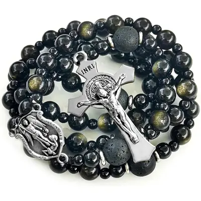 rosary bead rosario gold chain