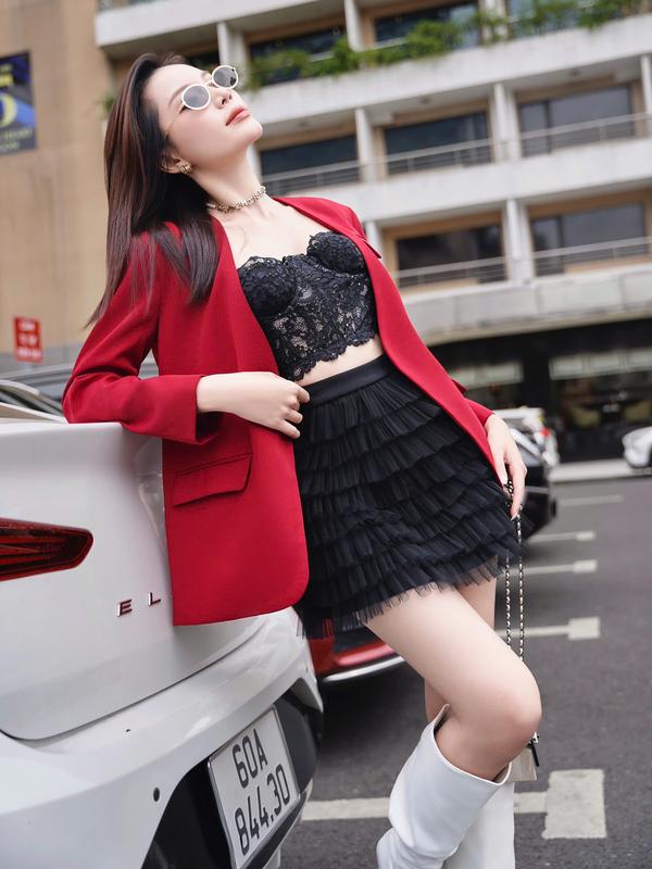 VIVIKA - Áo bra hai dây phối ren bản to - VKAO00481 Nữ Women