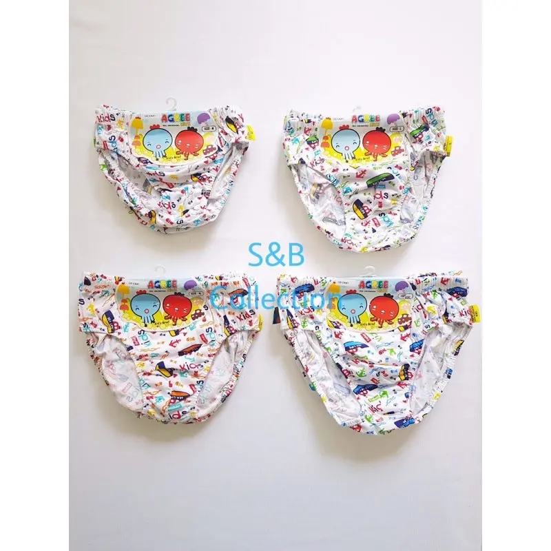 [3 pcs] CD ANAK COWOK | celana dalam anak laki AGREE bermotif l CD anak cowok berwarna Fashion ukuran l warna random 7