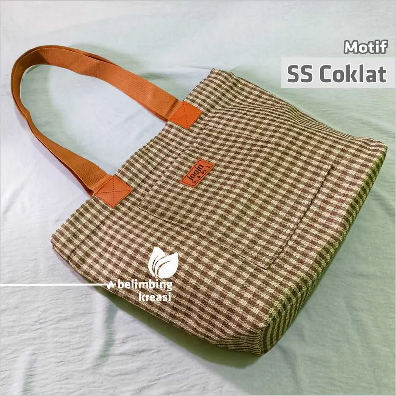 Tas Perlengkapan Bayi Khas Jogja Model Totebag Wanita Diapper Bag Nappy Bag Kanvas TSW TPB 01 6