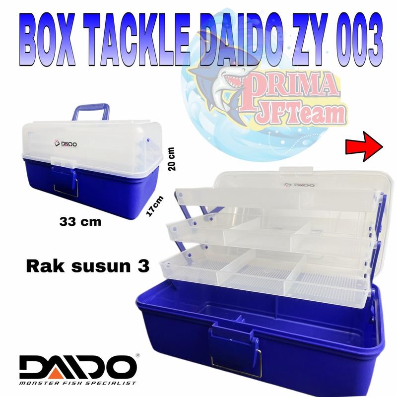 DAIDO TACKLE BOX ZY 003 susun 3 dan zy 009 susun 2 0