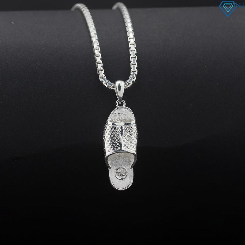 Dây chuyền nam bạc mặt chiếc dép tổ ong cá tính DCA0173 - Trang Sức TNJ