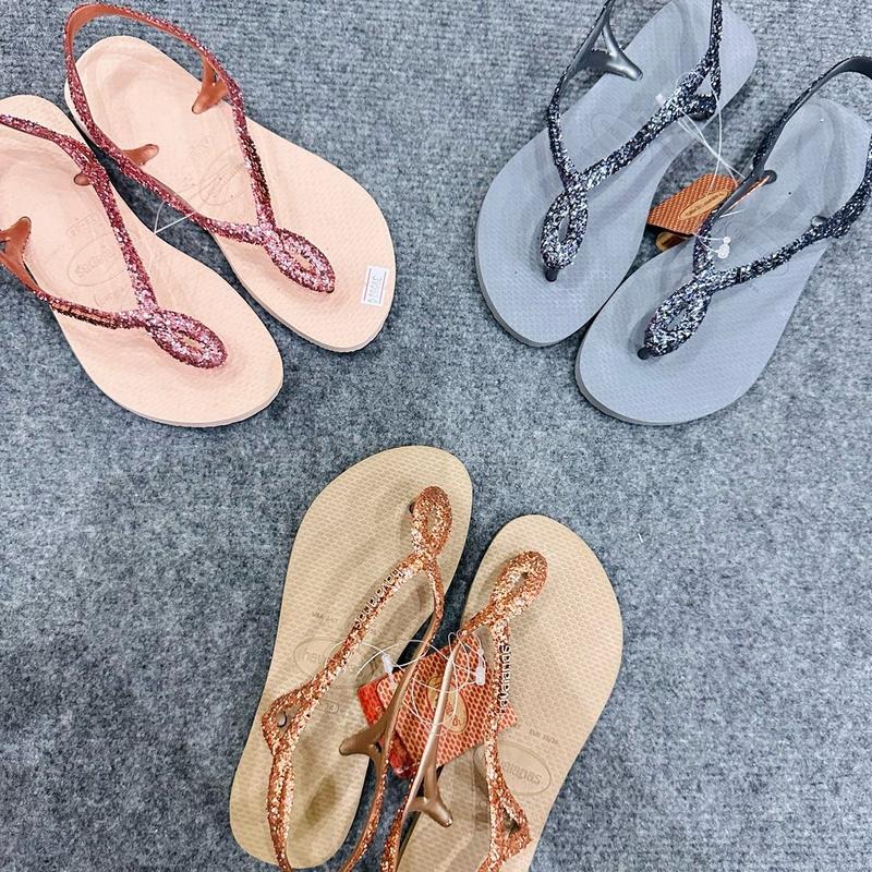 DÉP NỬ SANDAL LUNA KIM TUYẾN - THIÊN TRANG HAVA. CAO SU ĐI BIỂN NGOÀI TRỜI DéP Nữ