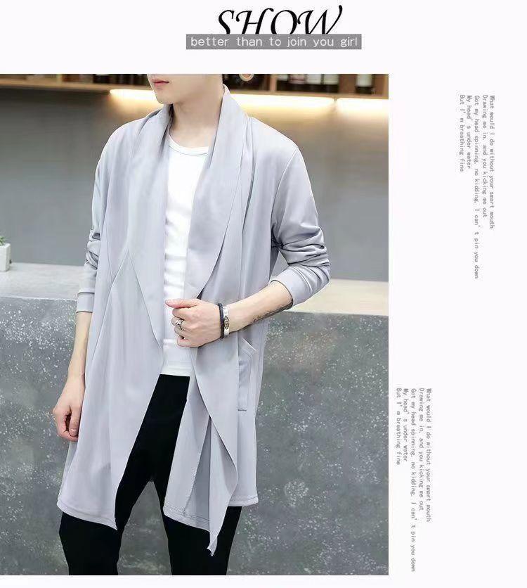 Product Introduction of Áo khoác ngoài, Thương Hiệu Hợp Xu Hướng Dành Cho Nam Giới, Dài Trung Bình Áo Khoác Mỏng, Thích Hợp Cho Mùa Xuân Và Mùa Thu, Áo Choàng Đẹp Trai Phong Cách Hàn Quốc, Thích Hợp Cho Học Sinh, Áo khoác ngoài Hợp Xu hướng 2