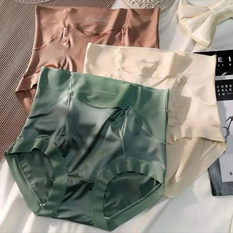 Sét 5 quần Lót Nữ  Lụa Satin Chất Mềm Mát Hàng Cao Cấp Women