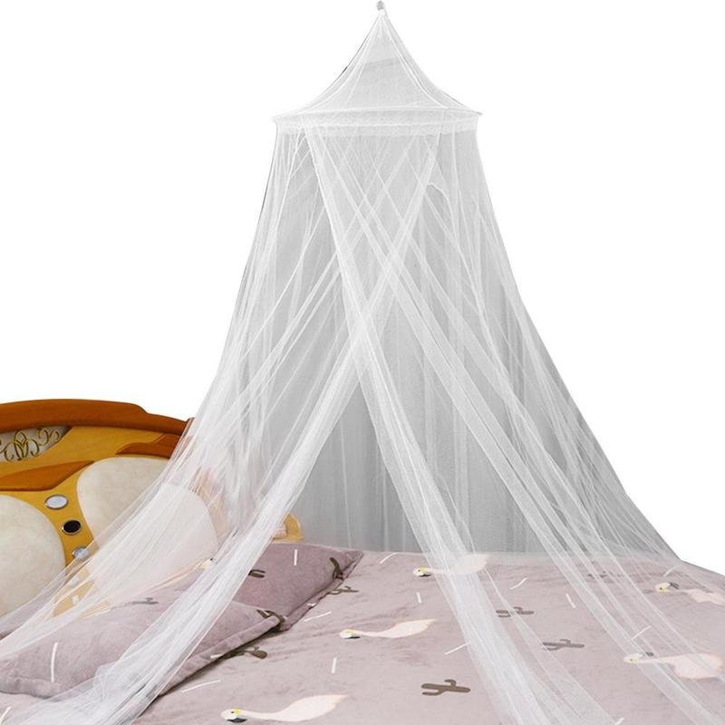 Product Introduction of Round Dome Canopy Comfortable Net Bed Canopy Polyester Elastic Round Dome Odorless Breathable Summer Essentials Bed Tent For 7