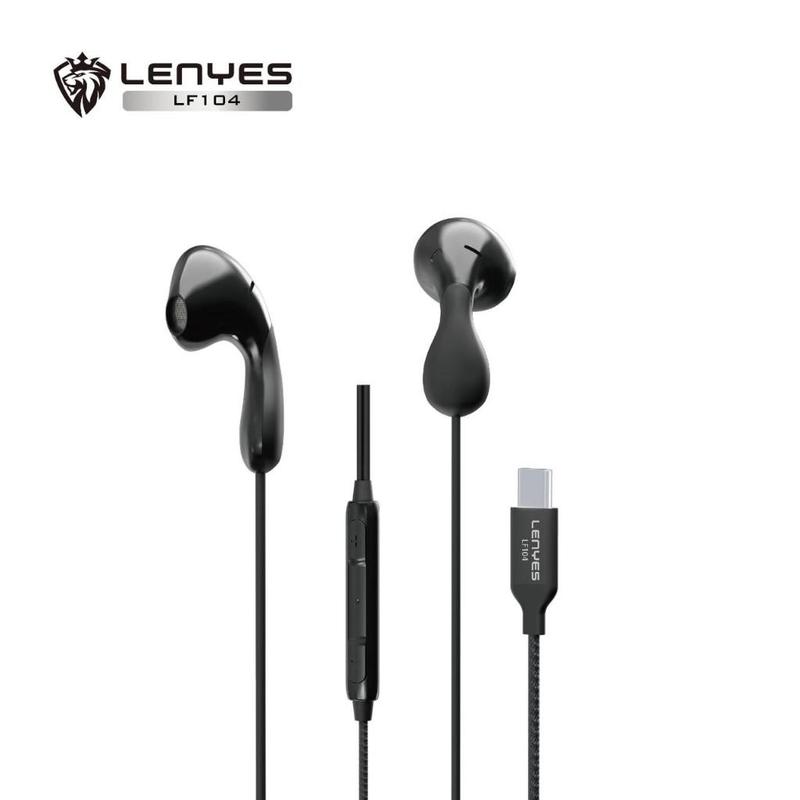 LENYES LF104 Headset Type C Extra Bass Hifi Stereo Earphone with ...