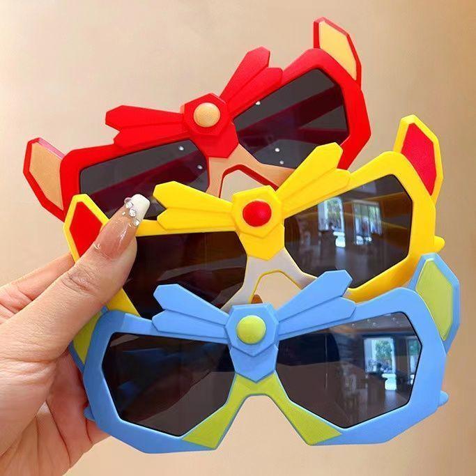 Kính Râm Trẻ Em, Thiết Kế Hoạt Hình, Dành Cho Bé Trai, Chống Tia Cực Tím, Kính Che Nắng, Chống Nắng, Thích Hợp Cho Bé Trai, Đồ Chơi, Có 3 Kích Cỡ Cho Trẻ Em Từ 3 Đến 4 Tuổi, [Super 2000 HTK] 0