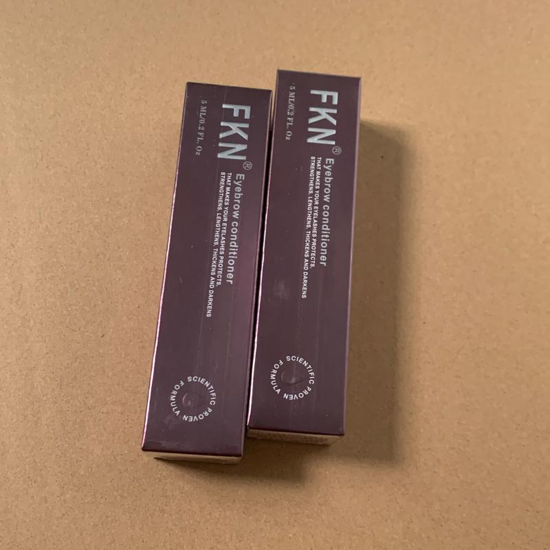 2 CÂY DƯỠNG MÀY FKN (dung tích 5ml/cây, Màu Tím) dạng Serum, hỗ trợ mọc dày, đen rậm sợi mày, dài sợi mày nuôi dưỡng chắc khỏe Mỹ Phẩm 5